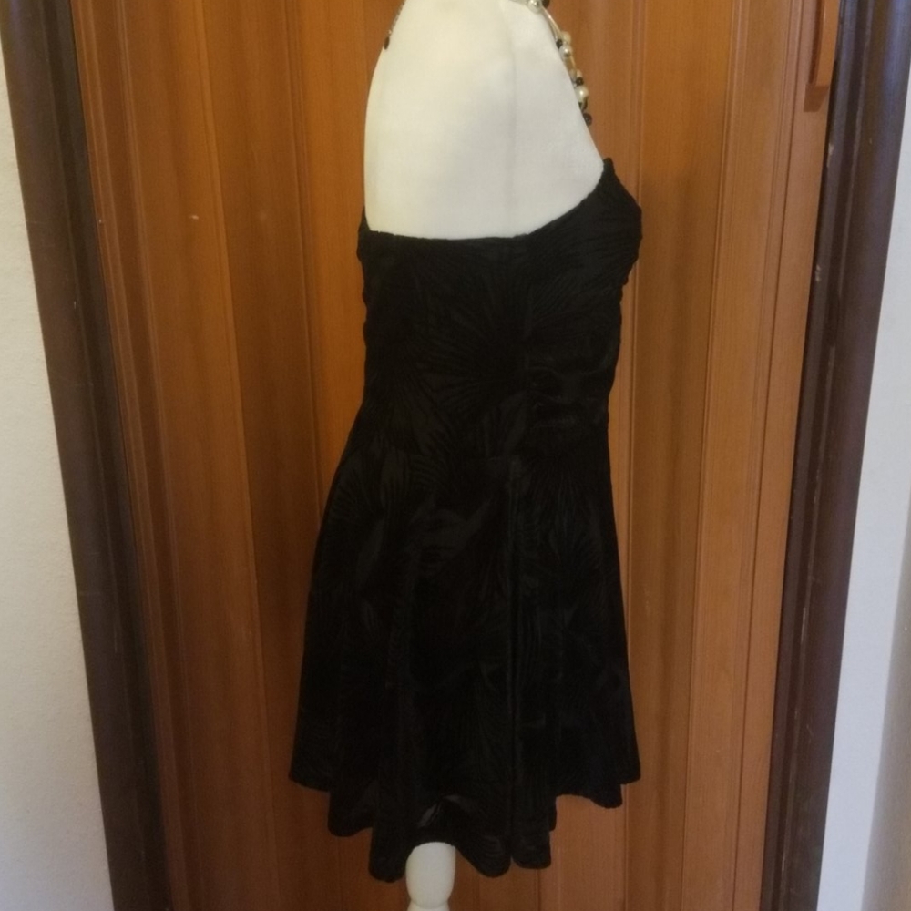 SWOOL SHOULDERLESS BLACK DRESS - Picture 4 of 4